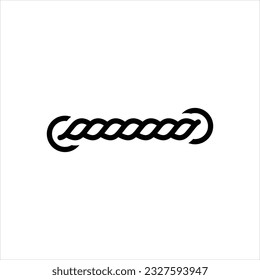 Icono de línea de vector para cuerda