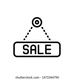 Vector line icon for sale