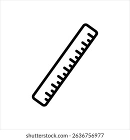 Vector line icon for scale
