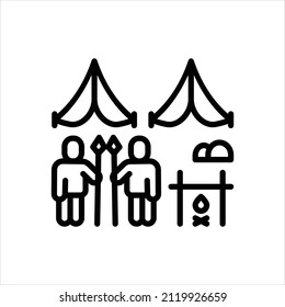 Vektorliniensymbol für Scannen