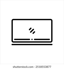 Vector line icon for screen