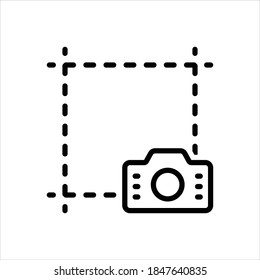 Vector Line Icon For Screenshot