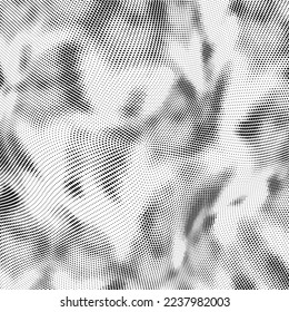 Vector Line Icon Seamless Pattern Isolated on White Background.