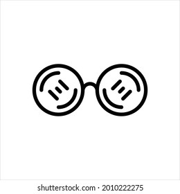 Vector line icon for shades