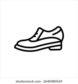 Vector line icon for shoes