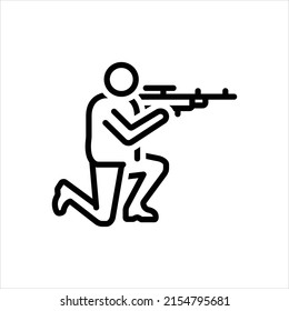 Vektorliniensymbol für Fotografieren