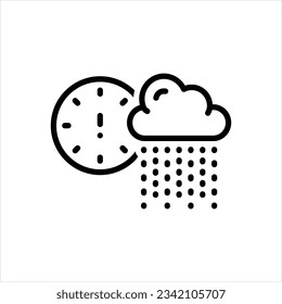 Icono de la línea del vector en breve