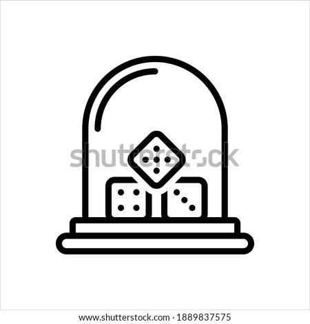 Vector line icon for sic Foto stock © 