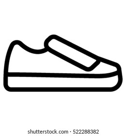Vector Line Icon Sneakers Shoes
