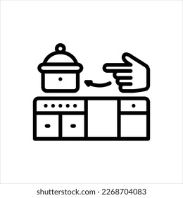 Vector line icon for something