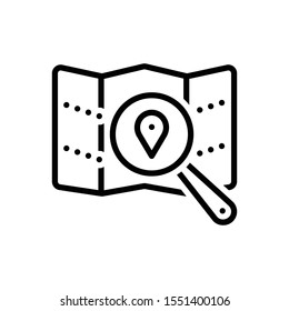 Vector line icon for spot