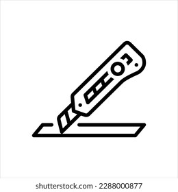 Icono de línea del vector para el estándar