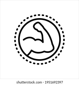 Vector Line Icon Stronger Stock Vector (Royalty Free) 1951692397 ...