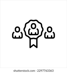 Vector line icon for suggested