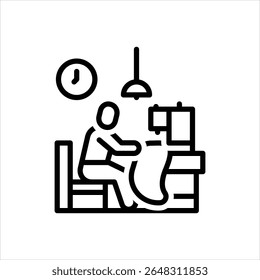 Ícone de linha de vetor para personalizado
