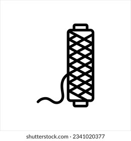 Vector line icon for thread