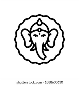 Vektorliniensymbol für Thrissur