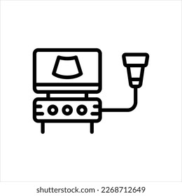 Vector line icon for usgs