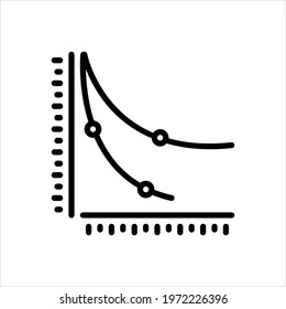 Vector line icon for volumes