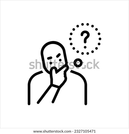 Vector line icon for wonder