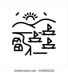 Vector line icon for wonderful