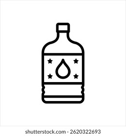 Vector line icon for zam zam