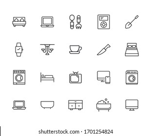 Free Vector  Collection of household item vectors