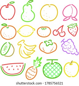 Ilustración vectorial de la fruta
