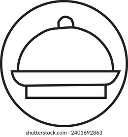 Vector line kitchen and cooking icon