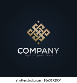 Logo Premium Luxury Golden Color Royal Stock Vector (Royalty Free ...