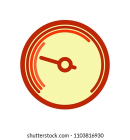 Vector line meter icon. Meter Icon Object. Counter. Vector.