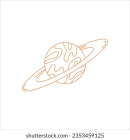 Videokarte für Vektorgrafik-Planeten