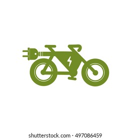 Vector line style icon of electric bicycle.
Battery for electric vehicle. Battery charge for electric bike.
Modern ecological bike and charger icon for web or promotional products.
Bicycle isolated.