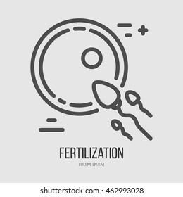 Vector line style logo or label template. Isolated on background and easy to use concept. Perfect design logotype for your business. 