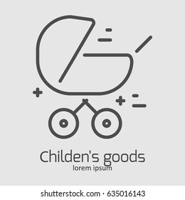 Vector line style logo or label template. Isolated on background and easy to use concept. Perfect design logotype for your business. 