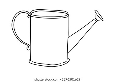 El riego de línea vectorial puede. Esbozo estilo de riego vectorial cantemplar para sus ilustraciones.