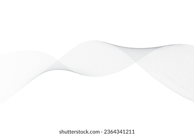 vector line wave background gradient