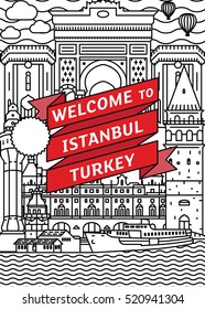 Imagen de afiche en Estambul, Turquía