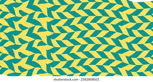 vector line yellow and green arrow background