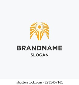  Vector of linear boho icons and symbols - sun logo design template - abstract design elements