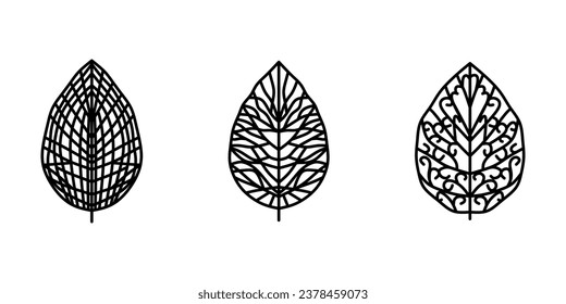 vector linear flat butterfly outline pack