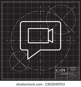 Vector linear icon related to business process, team work and human resource management. Mono line pictogram and infographic design element