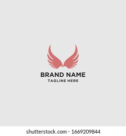 Vector linear logo design template - eagle emblem - abstract power and freedom symbol