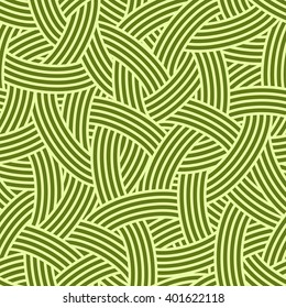 Vector linear seamless pattern. Hand drawn graphic illustration. Abstract background for print, web. Green ornamental illustration with stylized grass, covering