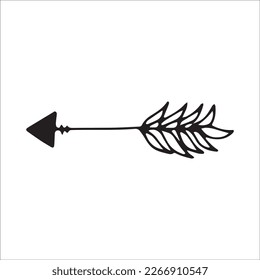 Vector, Line,arrow silhouette, Hipster arrows. Arrows in boho style. Tribal arrows.
Set of Indian style arrows. Vector collection
