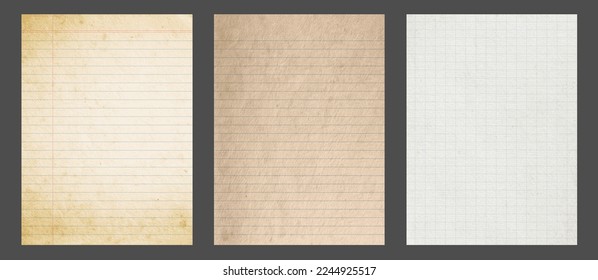 Vector lined paper background texture. in A4 size for design work cover book presentation. brochure layout and flyers poster template.