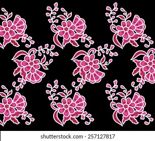 Vector Lined Pink of art.