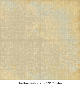 Vector linen Grunge texture. Vintage background