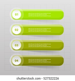 Vector lines arrows infographic. Lime template for diagram, graph, presentation and chart. Business concept with 4 options, parts, steps or processes.