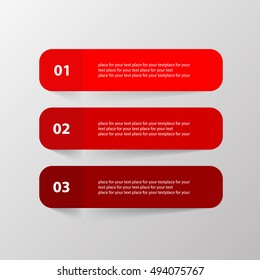 Vector lines arrows infographic. Template for diagram, graph, presentation and chart. Business concept with 3 options, parts, steps or processes.